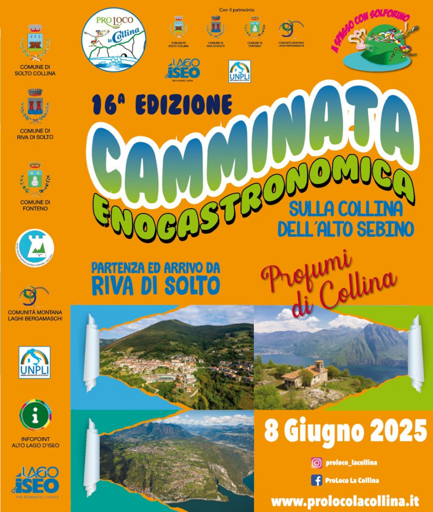 Camminata enogastronomica 8 giugno 2025