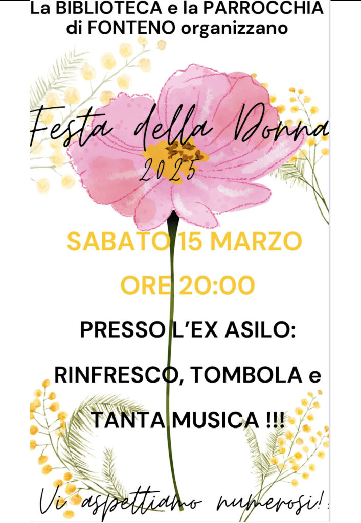 Festa della donna a Fonteno