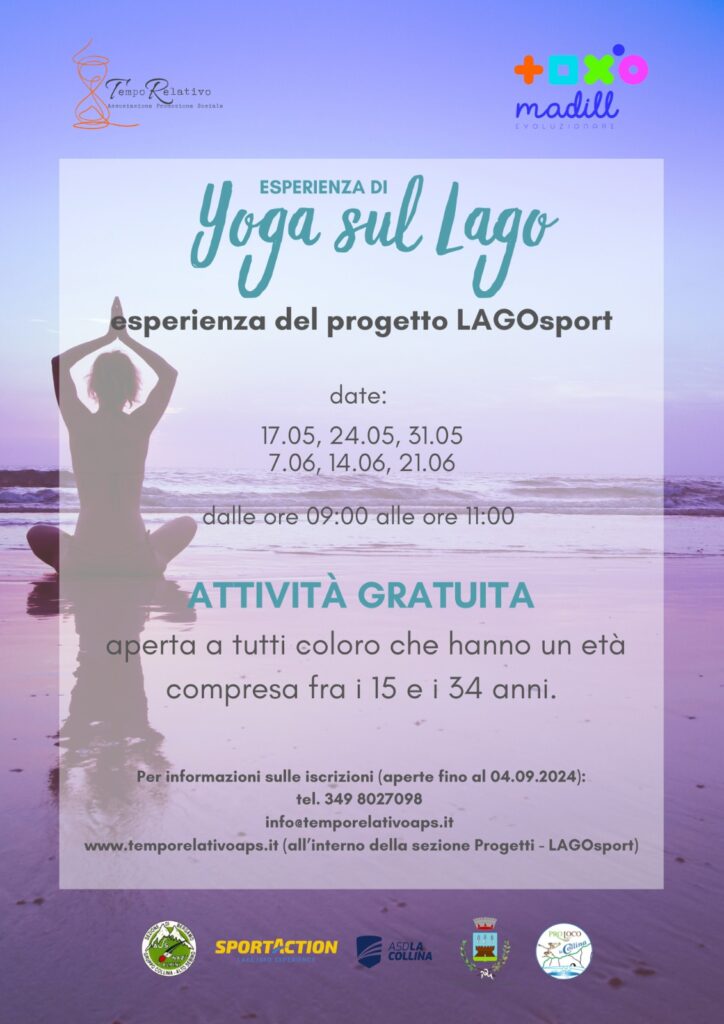 Yoga sul lago